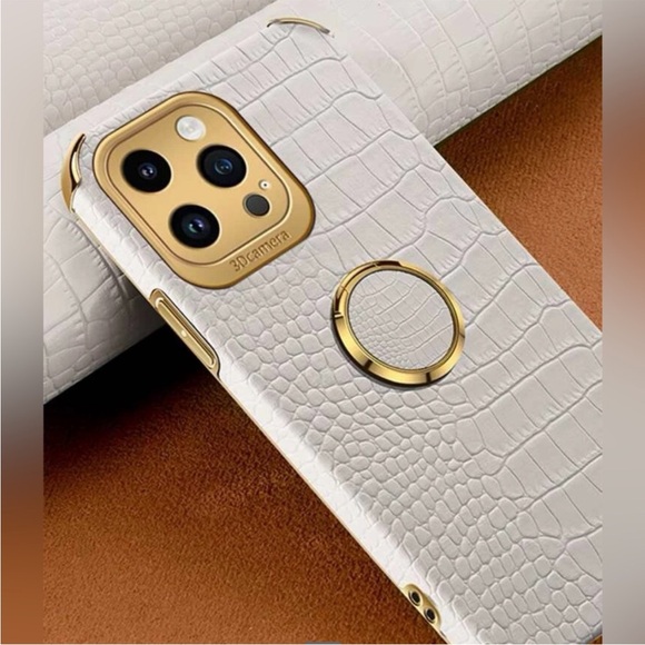 NEW iPhone 14 PRO MAX Case Luxury Crocodile Texture Shockproof Cell Phone Holder - Picture 4 of 6